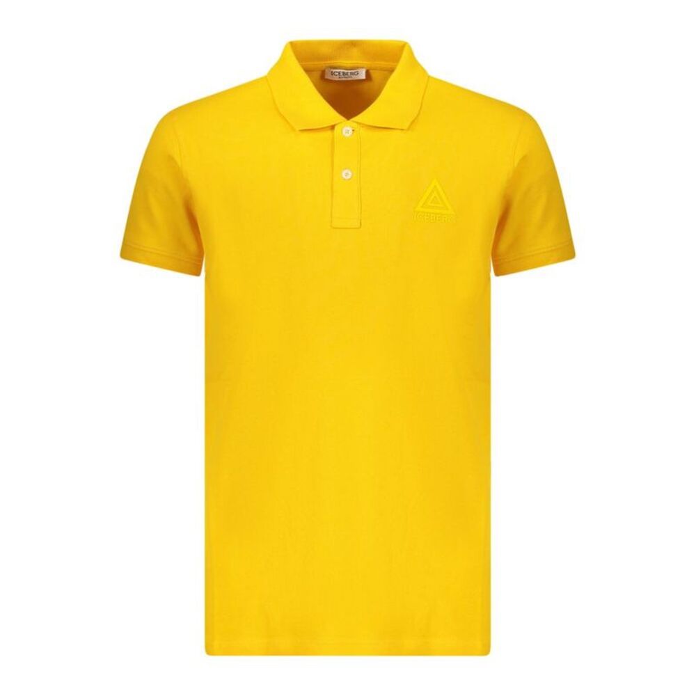 Iceberg Yellow Cotton Mens Polo Men's Shirt
